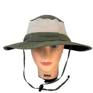 Dorfman Pacific Men's Supplex Nylon Mesh Safari Boonie Hat, Sage Green Large